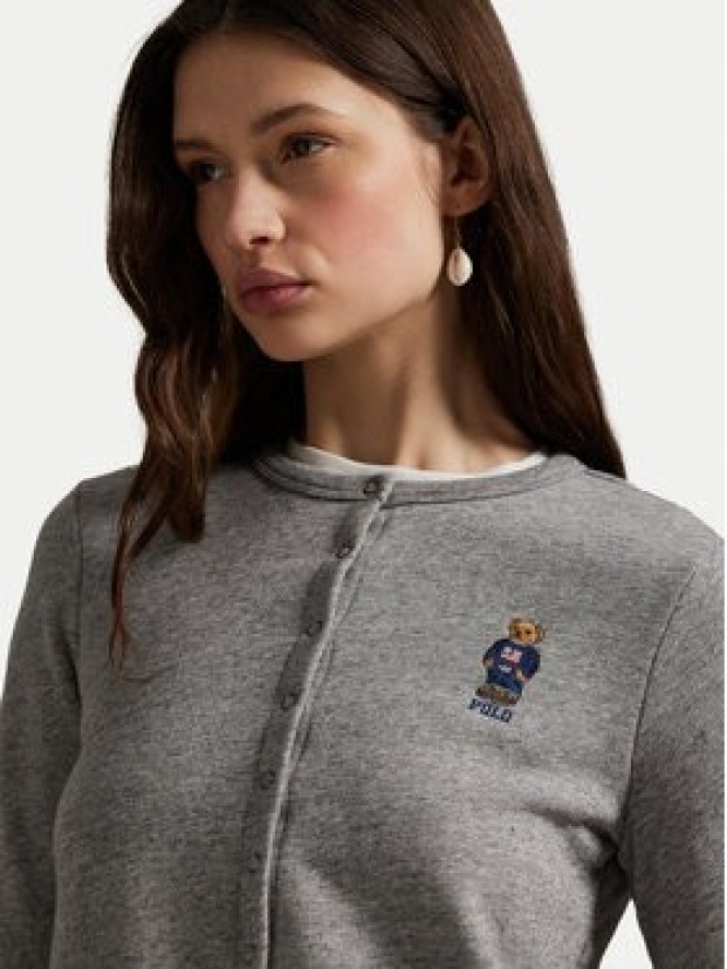 Polo Ralph Lauren Kardigan 211955298003 Szary Slim Fit