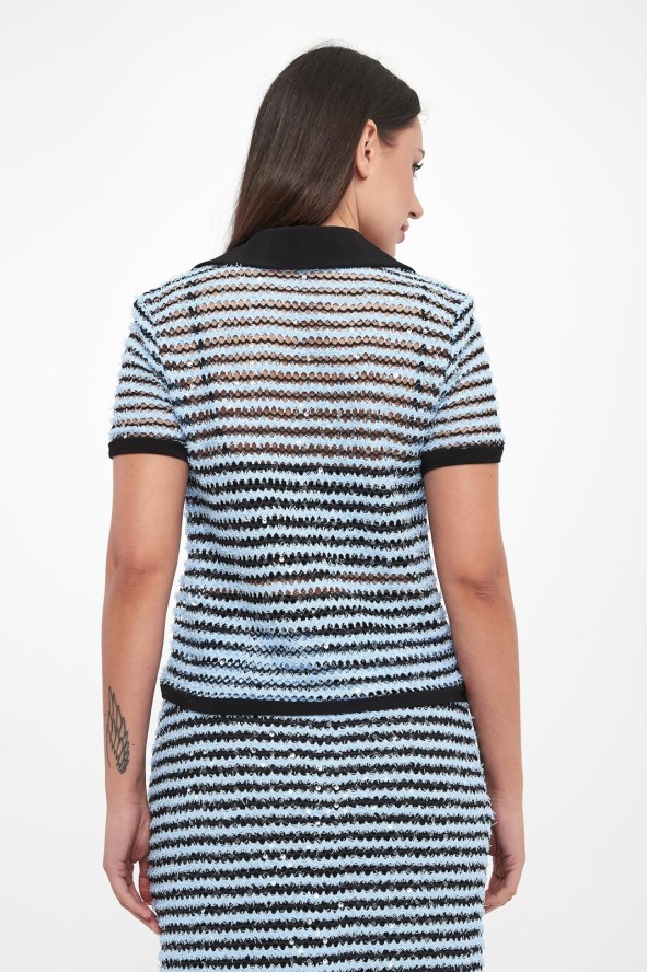Sweter damski w paski JOSEPH RIBKOFF