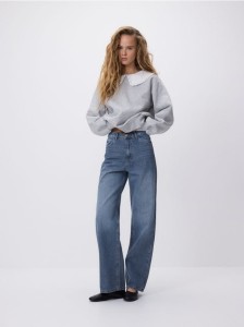 Jeansy wide leg - indigo jeans