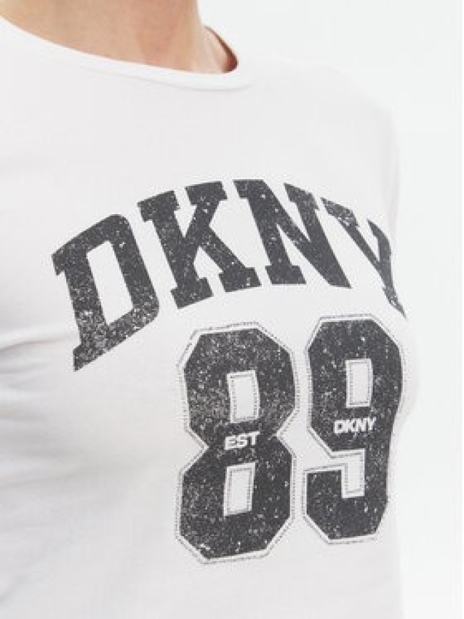 DKNY Sport Bluzka DP4T9979 Biały Regular Fit