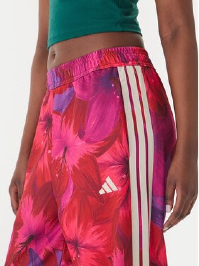 adidas Spodnie dresowe Farm Rio House Of Tiro KD4632 Różowy Loose Fit