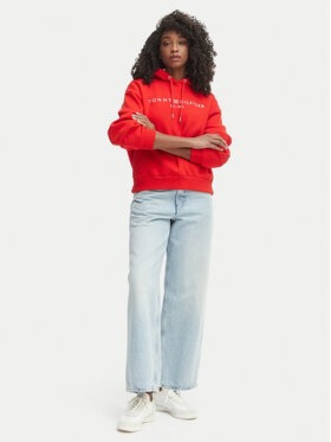 Tommy Hilfiger Bluza WW0WW47832 Czerwony Regular Fit