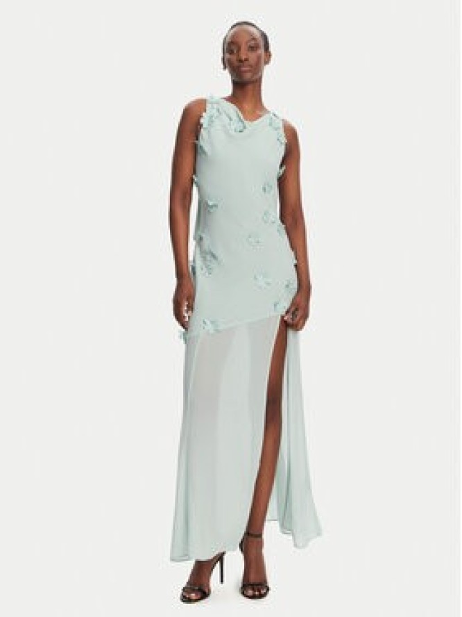 ROTATE Sukienka wieczorowa 113904305 Błękitny Regular Fit