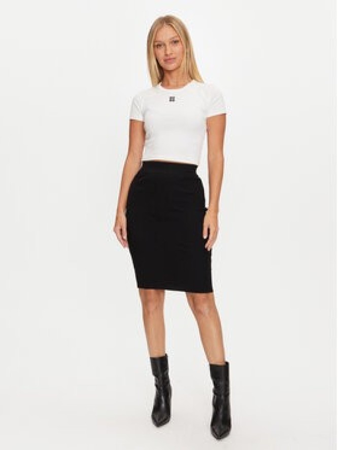 Guess Spódnica ołówkowa Isabella W4BD52 Z3HP2 Czarny Slim Fit
