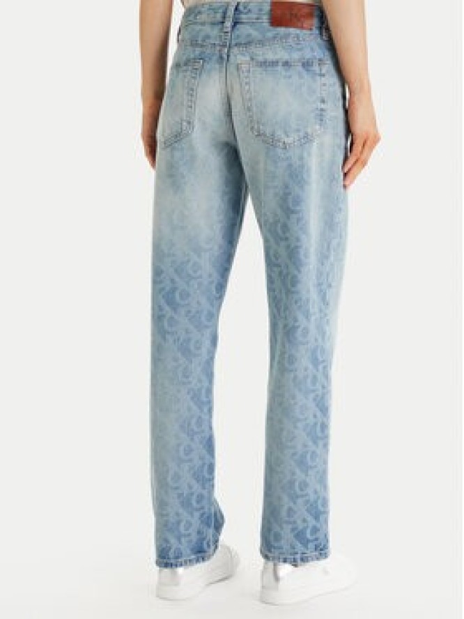 Calvin Klein Jeans Jeansy LV047F678G Niebieski Straight Fit