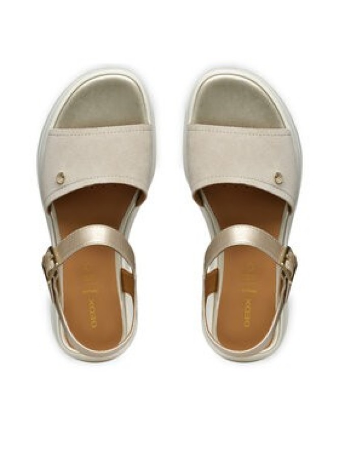 Geox Sandały D Spherica Ecub-3 S D550VA 022NF CH62L Beżowy