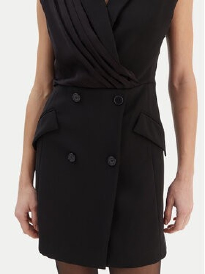 KARL LAGERFELD Sukienka koktajlowa B1W13051 Czarny Slim Fit