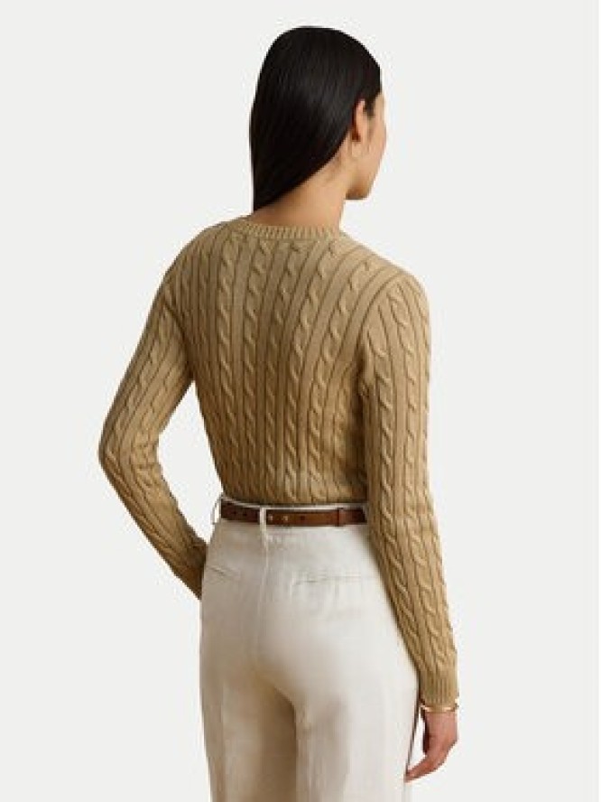 LAUREN RALPH LAUREN Sweter 200P14039006 Beżowy Regular Fit