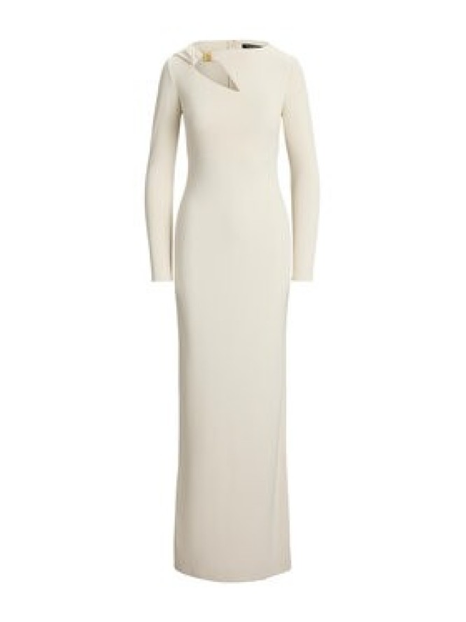 LAUREN RALPH LAUREN Sukienka wieczorowa 253P03589002 Écru Slim Fit