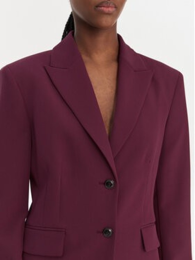 HUGO Marynarka Asmalla-1 50533901 Fioletowy Slim Fit