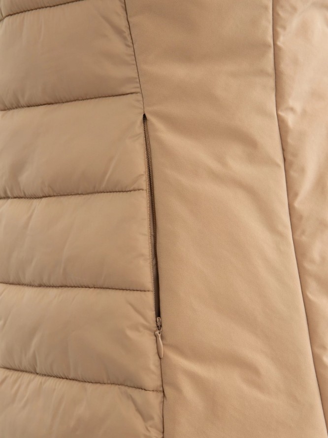 Kamizelka damska pikowana beżowa Trinoe 801