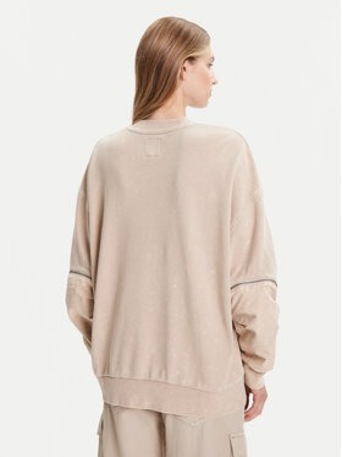 G-Star Raw Bluza Washed 3D D27738-D969 Beżowy Oversize