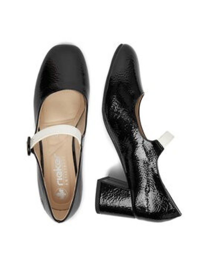 Rieker Półbuty 44752-00 Czarny