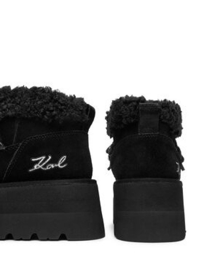 KARL LAGERFELD Śniegowce KL48632 Czarny