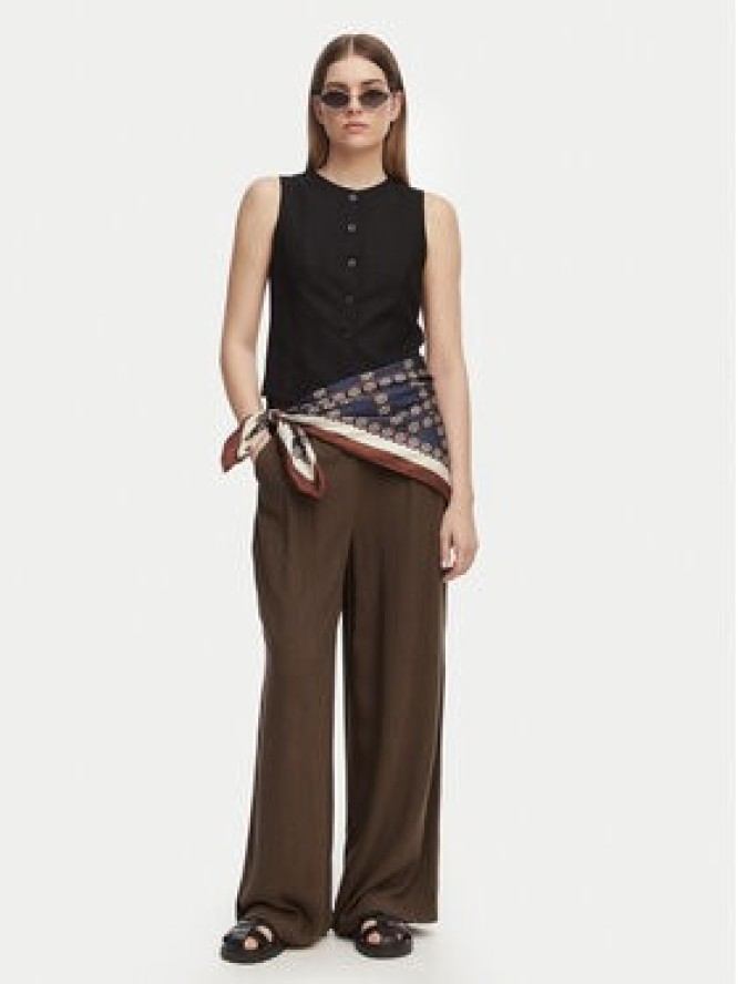 ONLY Spodnie materiałowe Lemmia 15370398 Brązowy Regular Fit