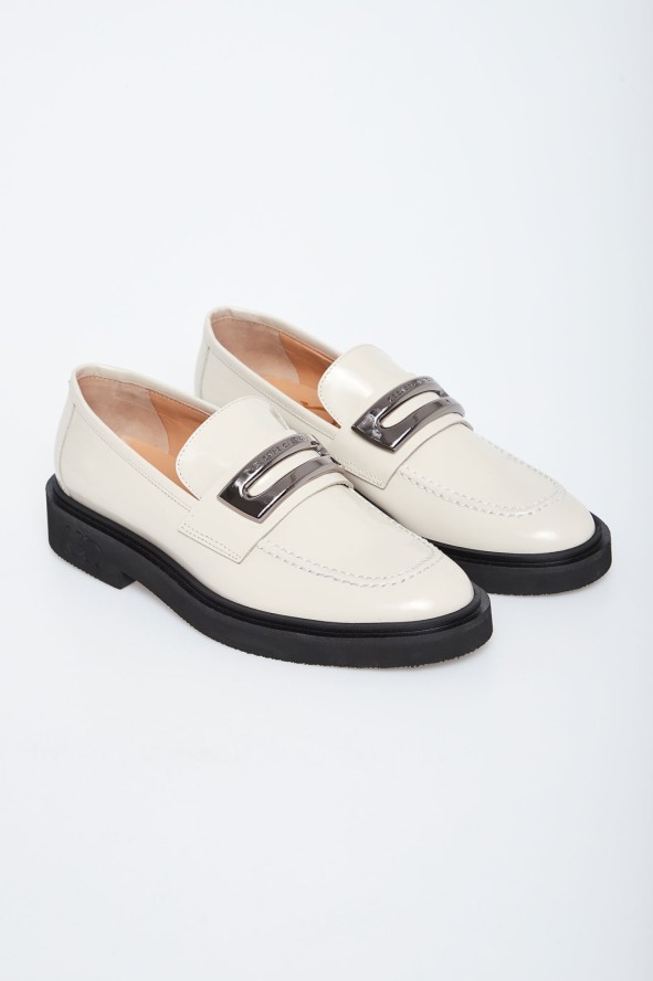 Mokasyny damskie skórzane CESARE CASADEI