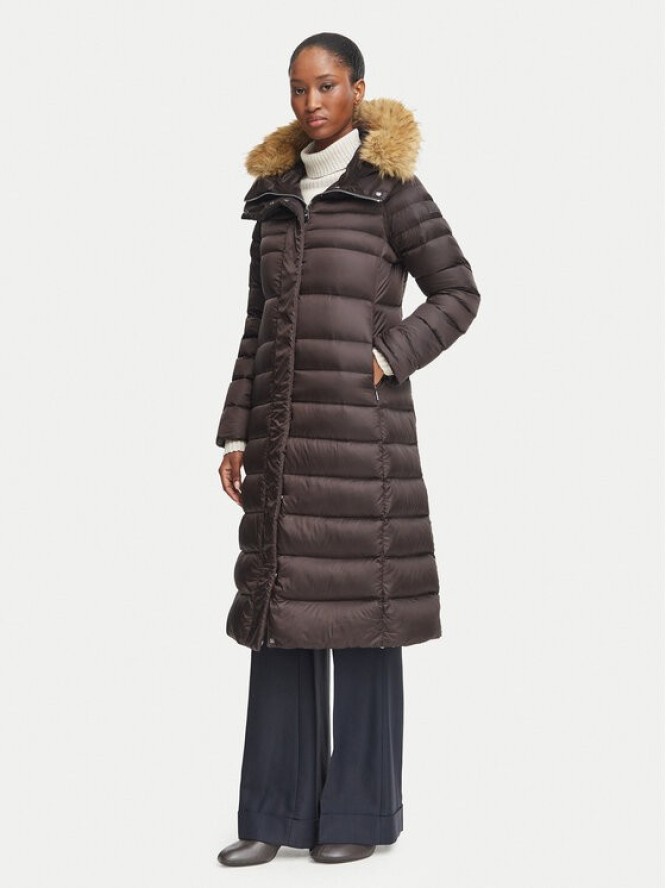 Hetregó Kurtka puchowa Winthrop 8R607KM 26WD02 Brązowy ciemny Slim Fit