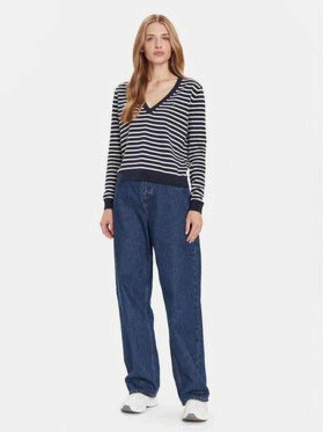 Tommy Jeans Sweter Essential DW0DW19888 Granatowy Regular Fit