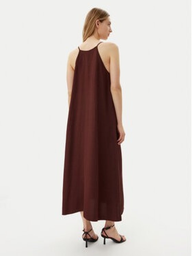 ViCOLO Sukienka letnia Abito TD0757 Brązowy Regular Fit
