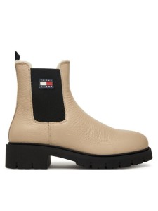 Tommy Jeans Sztyblety Tjw Chelsea Boot Wl EN0EN02826 Écru