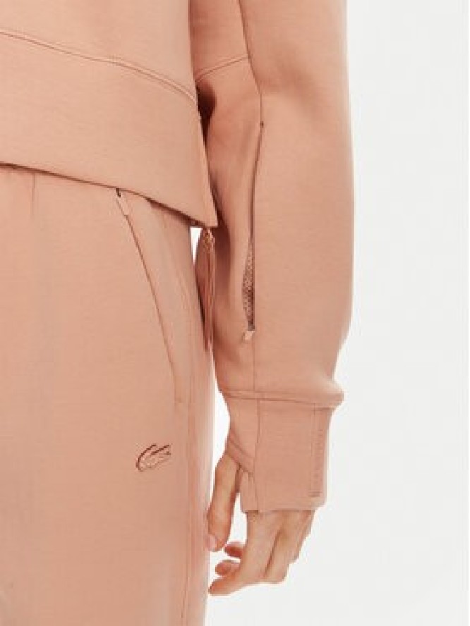 Lacoste Bluza SF0281 Pomarańczowy Loose Fit