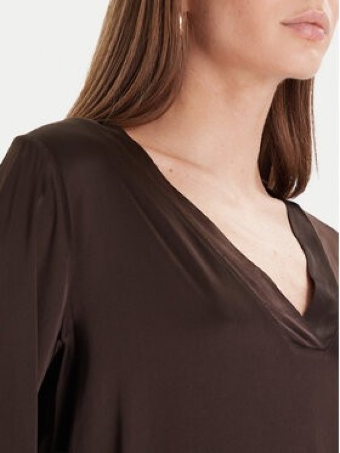 Maryley Bluzka 25IB824/18CO Brązowy Regular Fit