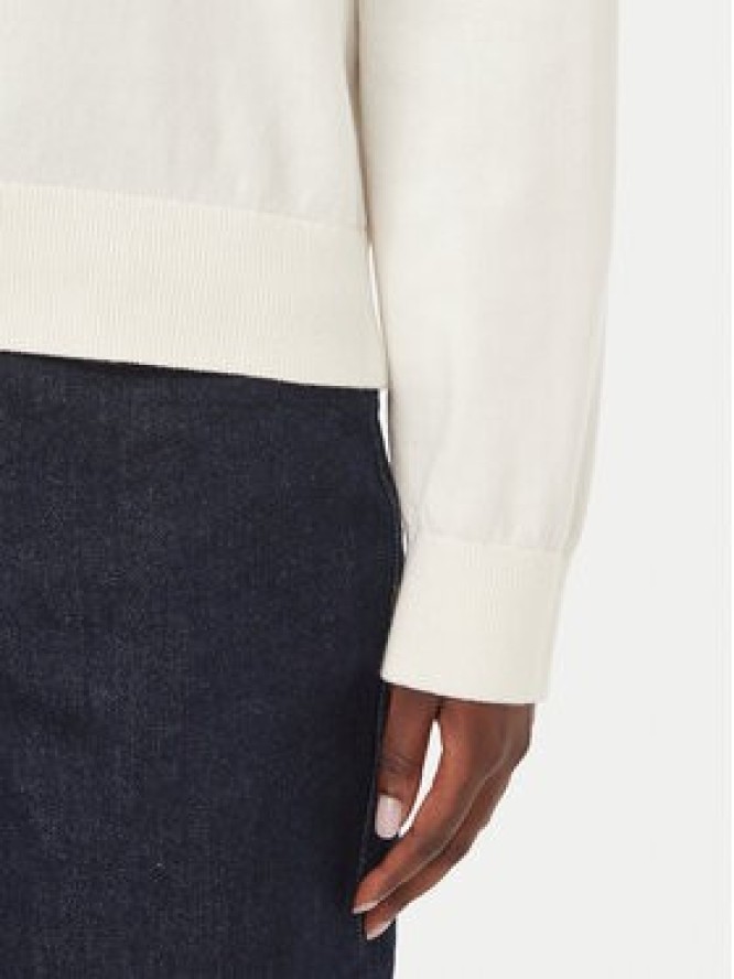 Tommy Jeans Sweter Essential DW0DW23362 Biały Regular Fit