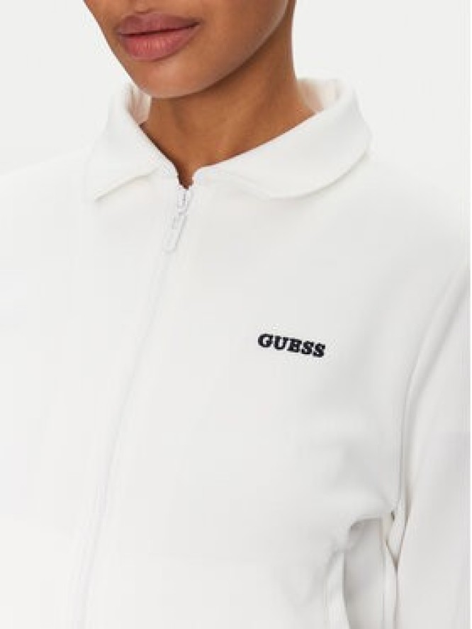 Guess Bluza V5GQ03 KCYF2 Biały Regular Fit