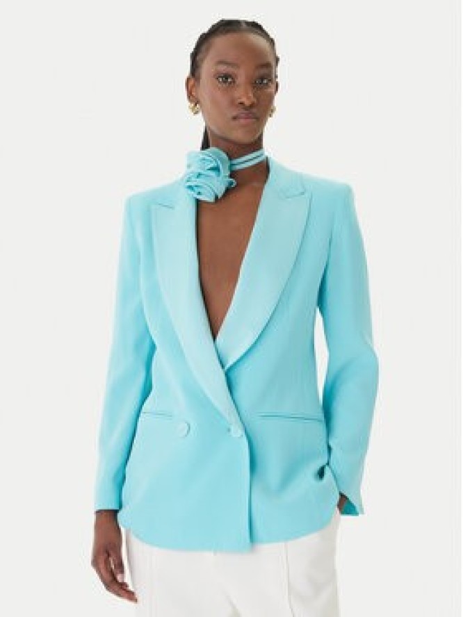 Marella Marynarka Giugno 2613041132 Turkusowy Regular Fit