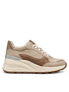 Geox Sneakersy D Spherica Ec13 D65WAB 2285 C5288 Beżowy