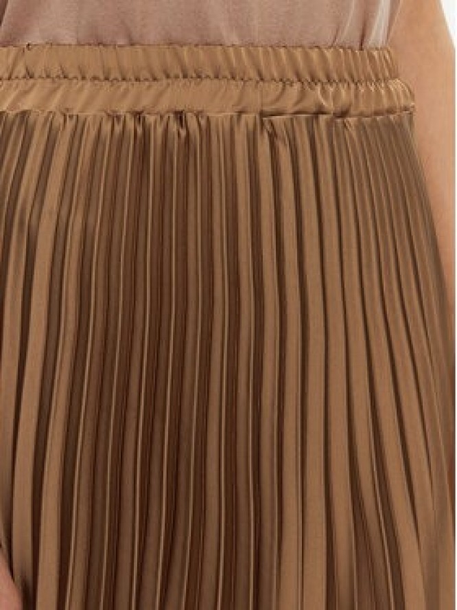 Kontatto Spódnica plisowana SU501C Brązowy Regular Fit