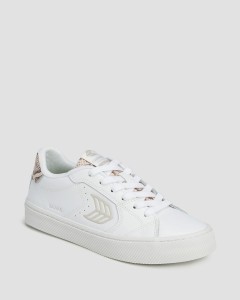 Sneakersy skórzane Cariuma Salvas White Leather Snake Skin