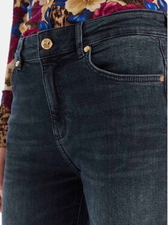 Just Cavalli Jeansy 79PAB5L1 CDWAD Granatowy Slim Fit