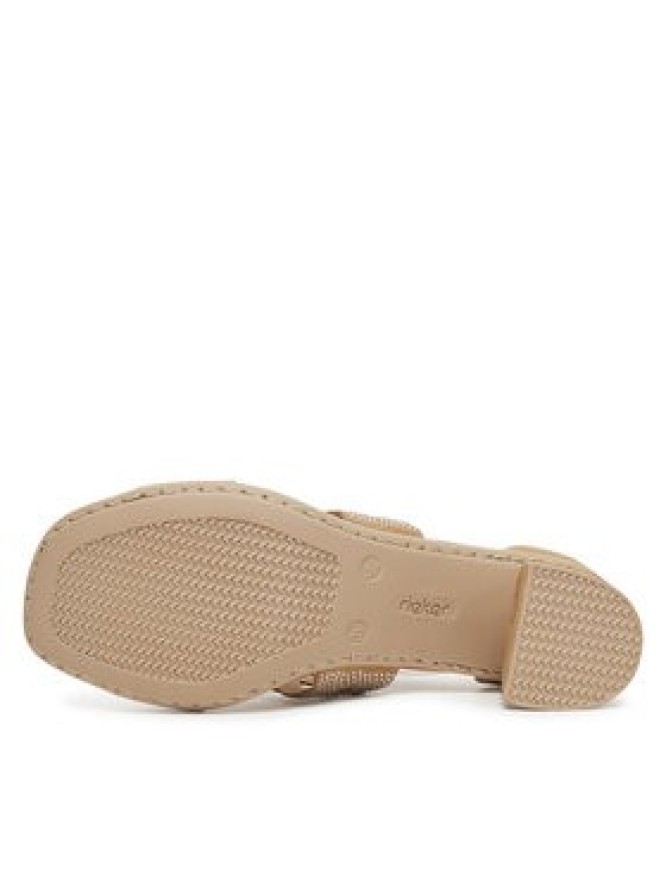 Rieker Sandały 64773-61 Beżowy