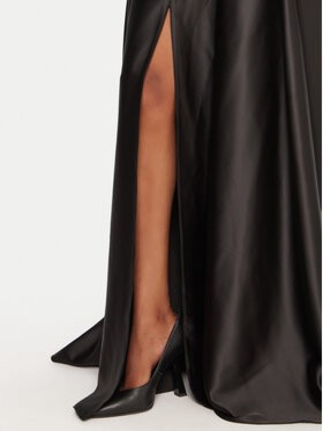 Rinascimento Sukienka wieczorowa CFC0020046002 Czarny Slim Fit