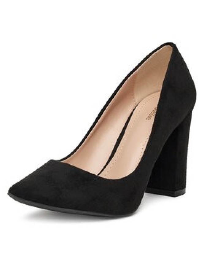 DeeZee Czółenka LB9901-BLACK SU Czarny