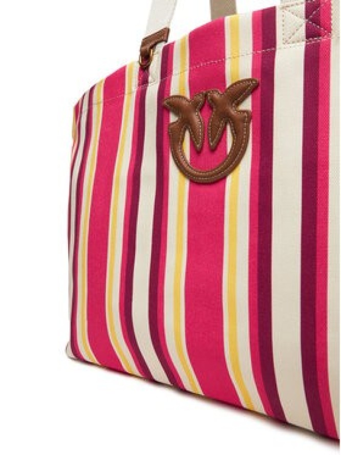 PINKO Torebka Shopping Bag Extra PE 25 PLTT 104754 A2G5 Różowy