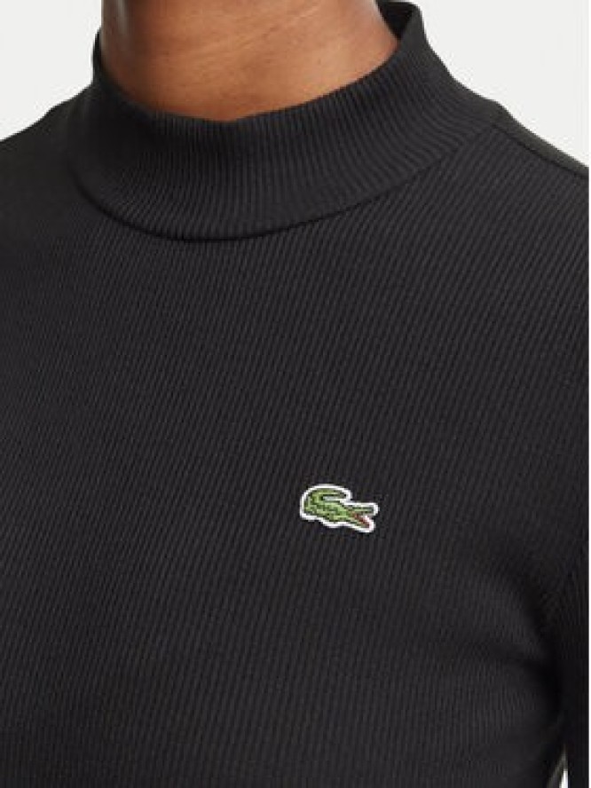 Lacoste Bluzka TF3164 Czarny Slim Fit