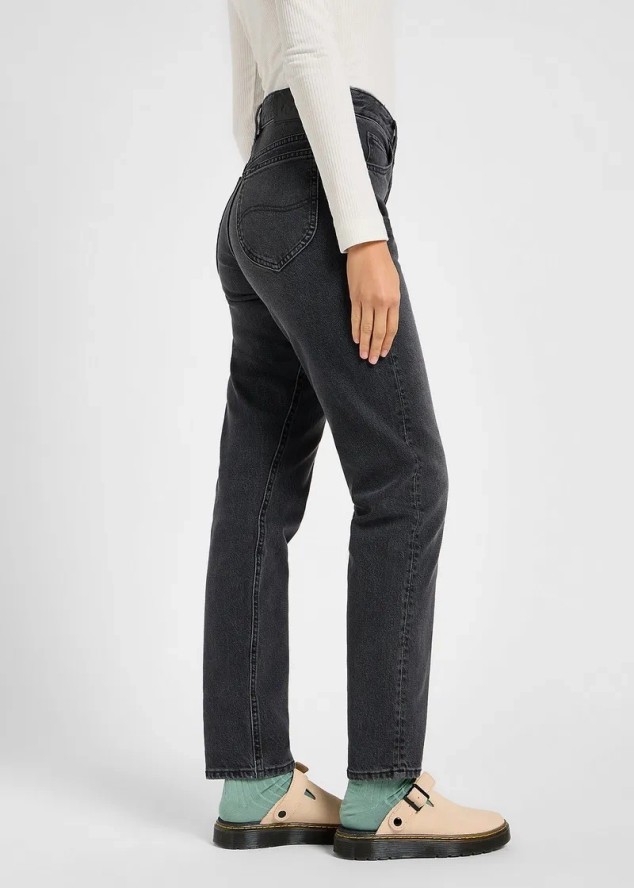 LEE DAMSKIE SPODNIE JEANSOWE LEE RIDER JEANS REFINED BLACK 112341336