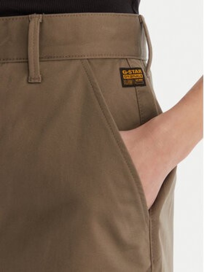 G-Star Raw Spódnica mini D29095-5126 Khaki Regular Fit