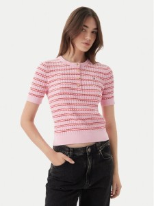 Tommy Hilfiger Sweter WW0WW49613 Różowy jasny Slim Fit