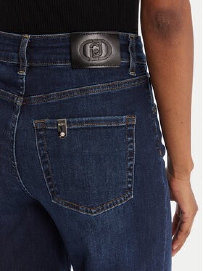 Liu Jo Jeansy UF5068 DS615 Granatowy Wide Leg