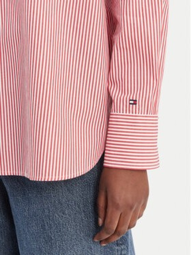 Tommy Hilfiger Koszula WW0WW48190 Czerwony Regular Fit