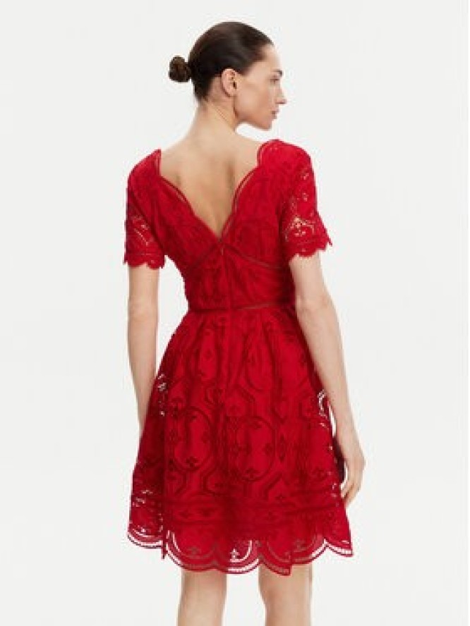 Morgan Sukienka koktajlowa 251-ROMBRE Czerwony Regular Fit