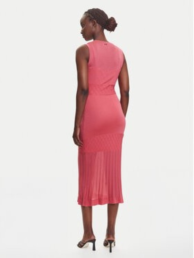 Fracomina Sukienka codzienna FJ25SD5003K54701 Koralowy Regular Fit