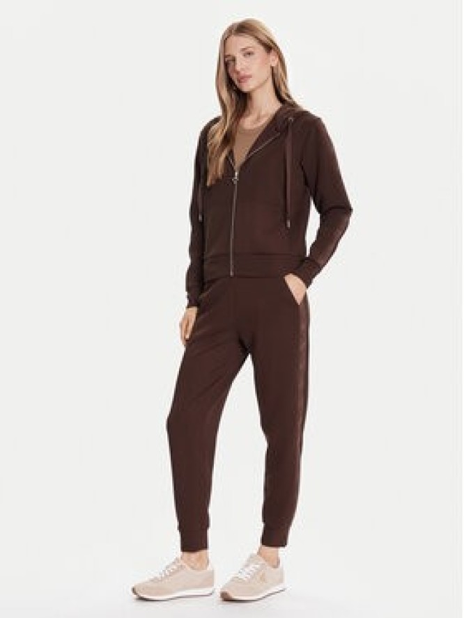 Guess Bluza W5YQ05 KBYE2 Brązowy Regular Fit