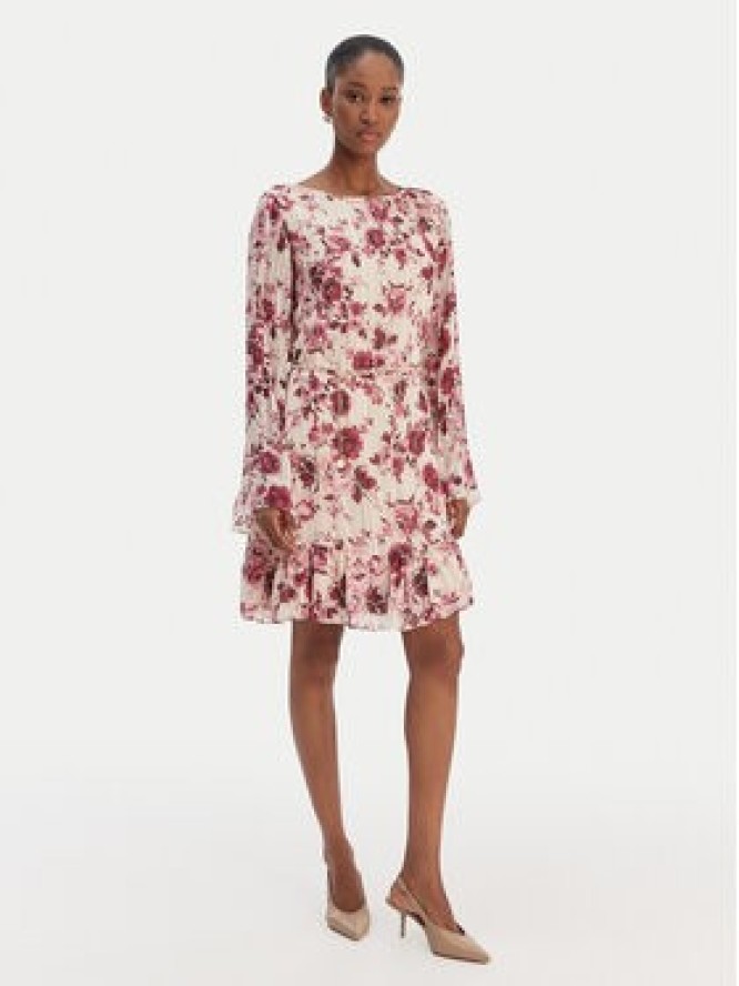 Guess Sukienka codzienna W6RK37 WJ712 Beżowy Regular Fit