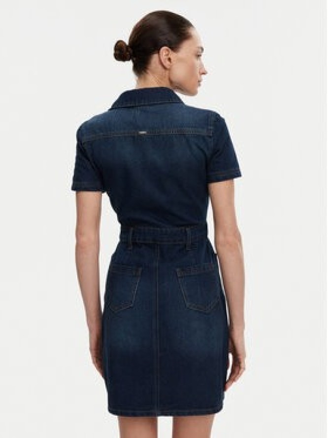 Morgan Sukienka jeansowa 241-ROGLA Niebieski Regular Fit