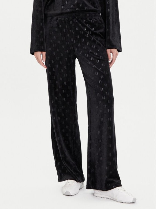 KARL LAGERFELD Spodnie materiałowe A4W44008 Czarny Regular Fit