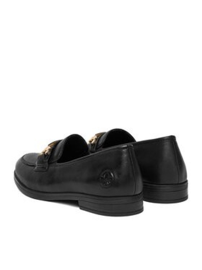 Rieker Loafersy 46262-01 Czarny